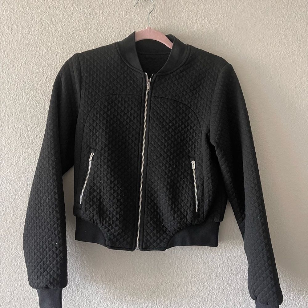 Black Quilted Women's Jacket
